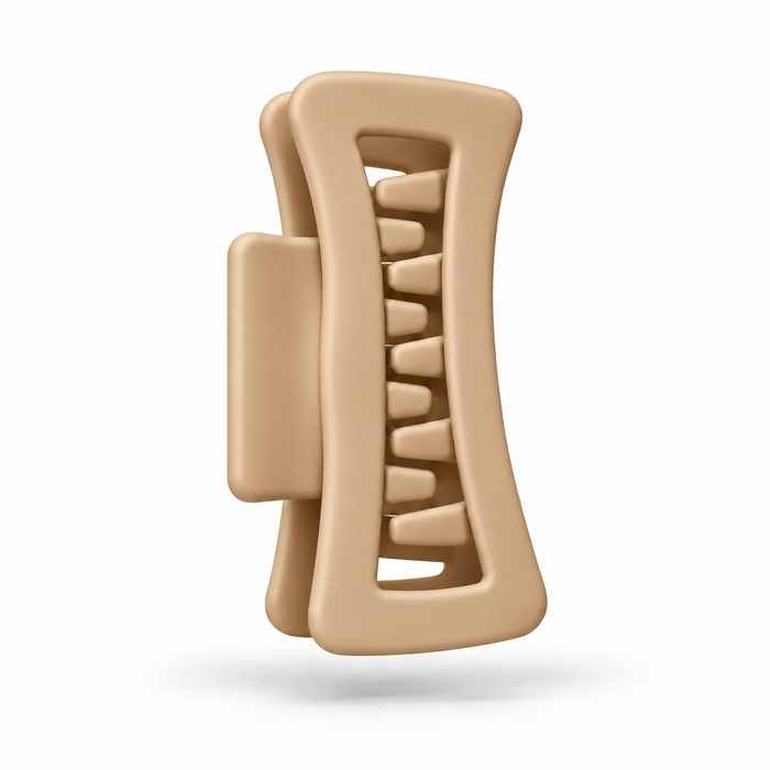 Pinza de pelo en Beige camel
